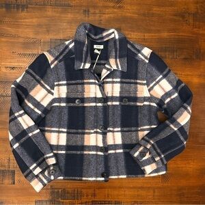 Anthropologie Plaid Dylan Jacket Medium NWT $158